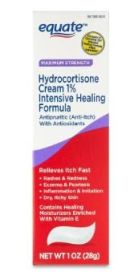 Equate Maximum Strength Hydrocortisone Cream 1% Intensive Healing Formula