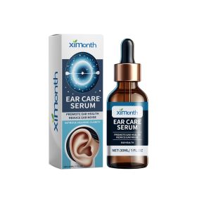Ximonth Ear Care Serum, Relieve Dizziness Tinnitus Back Ear Pain Ear Hearing Discomfort Clean Earwax Ear Drops
