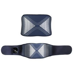 Lower Back Massager Heating Pad Cordless Heating Pad with Air Compression Vibration for Back Belly Waist Shoulder Pain Relief