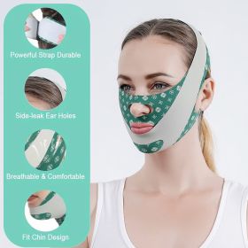 2025 Upgraded Face Mask Sleeping Mask 1PC For Women, Suitable For Daily Wear Brown & Green BOMKADI (Color: Brown)